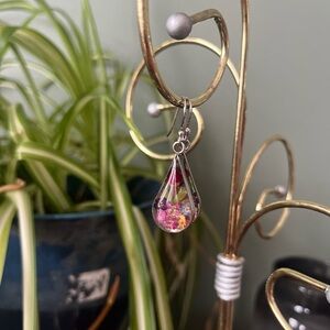 Floral Teardrop Earrings